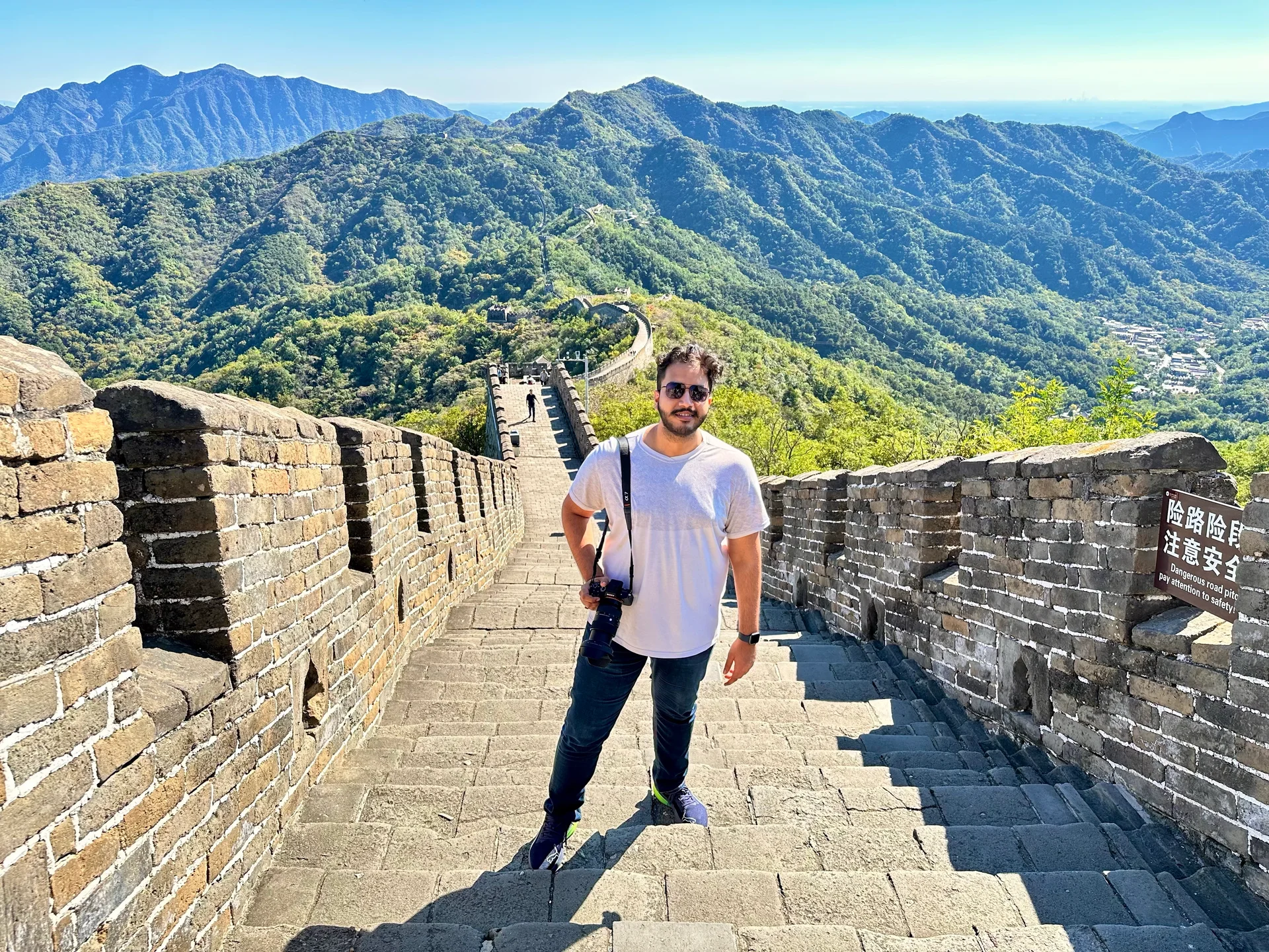 Adeen at Great Wall of China
